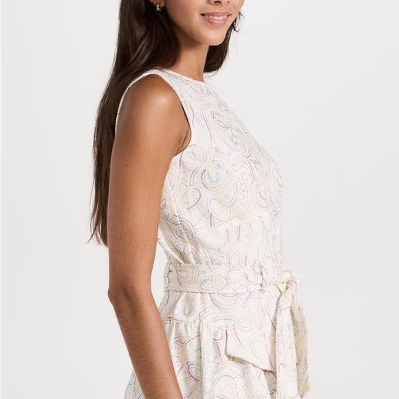 Shoshanna | Zoey Dress | Sleeveless Embroidered Size 10 Petite - Picture 4 of 16